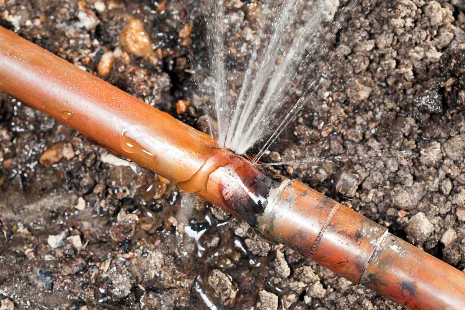service water line repair and